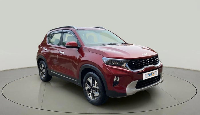 2021 KIA SONET HTX 1.0 IMT, Petrol, Manual, 30,095 km, Right Front Diagonal