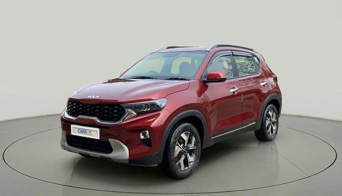 2021 KIA SONET HTX 1.0 IMT, Petrol, Manual, 30,095 km, Left Front Diagonal