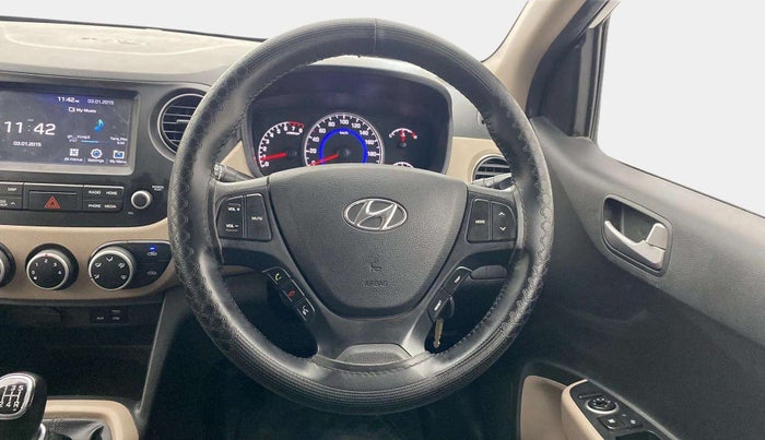 2018 Hyundai Grand i10 SPORTZ 1.2 KAPPA VTVT, Petrol, Manual, 55,683 km, Steering Wheel Close Up