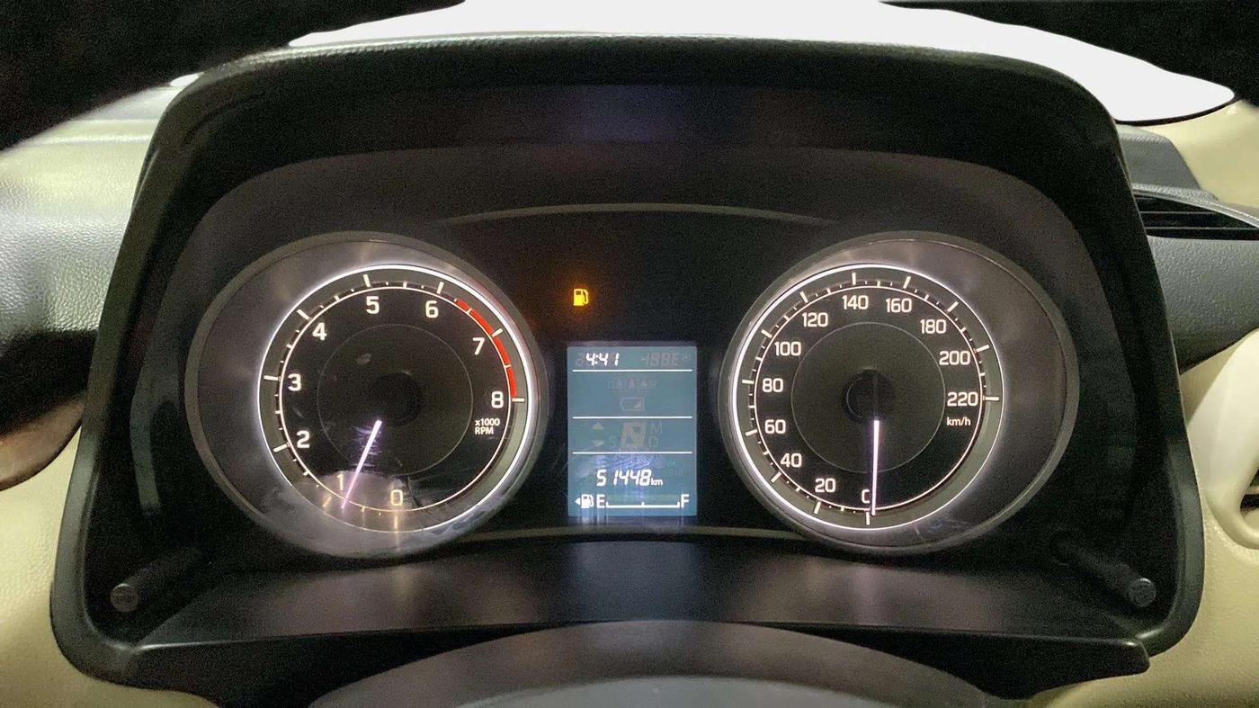 2017 Maruti Dzire VXI, Petrol, Manual, 51,731 km, Odometer Image
