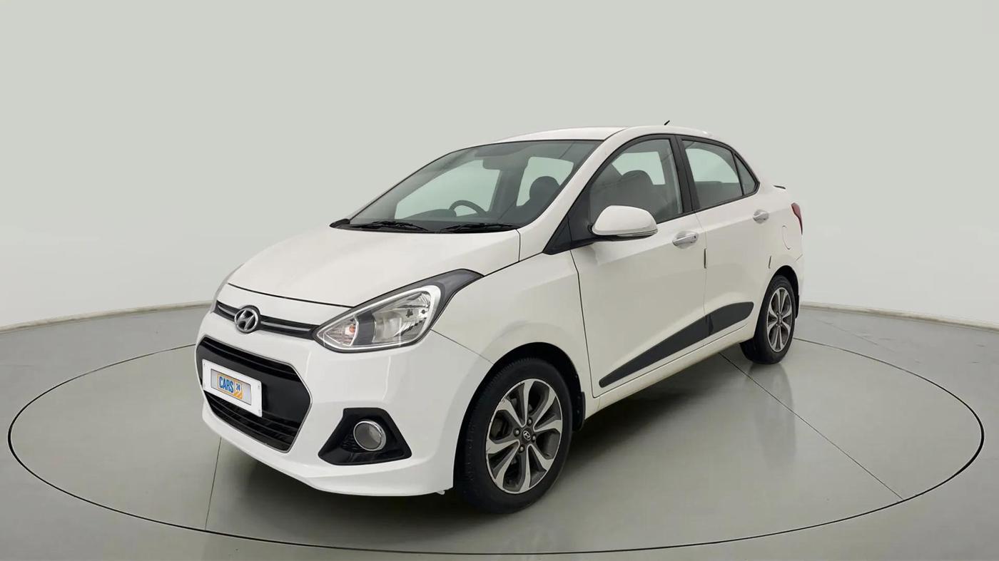 2015 Hyundai Xcent SX 1.2 (O), Petrol, Manual, 59,616 km, Left Front Diagonal