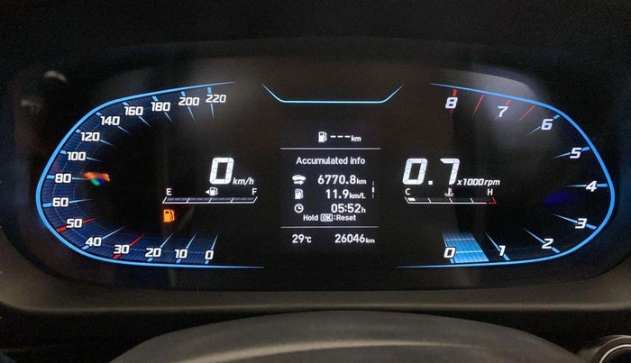 2021 Hyundai NEW I20 ASTA (O) 1.2 MT, Petrol, Manual, 26,634 km, Odometer Image