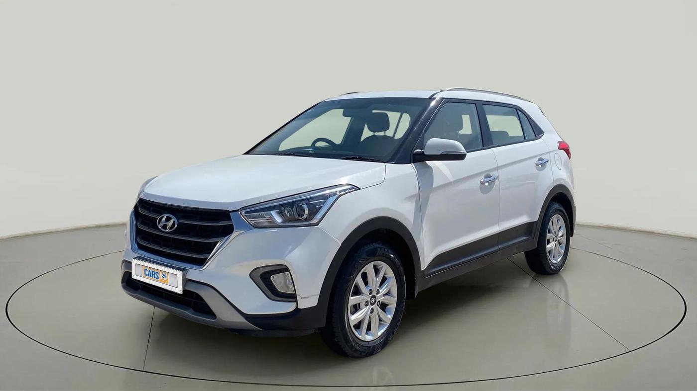 2019 Hyundai Creta SX 1.6 PETROL, Petrol, Manual, 52,750 km, Left Front Diagonal
