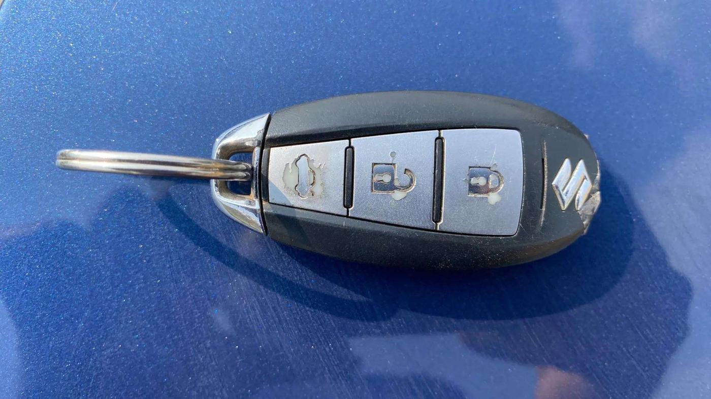 2018 Maruti Ciaz ALPHA 1.4 PETROL, Petrol, Manual, 65,612 km, Key Close Up