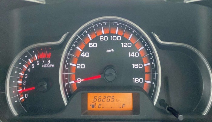 2016 Maruti Alto K10 VXI, Petrol, Manual, 66,186 km, Odometer Image