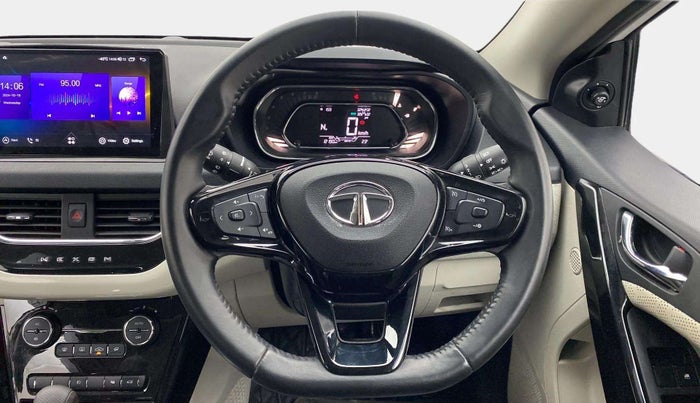 2023 Tata NEXON XZA PLUS LUXURY SUNROOF DIESEL, Diesel, Automatic, 12,188 km, Steering Wheel Close Up