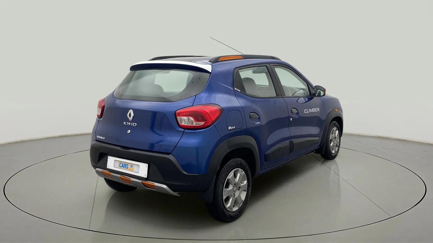 2017 Renault Kwid CLIMBER 1.0, Petrol, Manual, 18,938 km, Right Back Diagonal