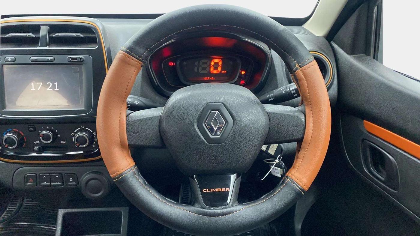 2017 Renault Kwid CLIMBER 1.0, Petrol, Manual, 18,938 km, Steering Wheel Close Up