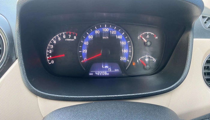 2017 Hyundai Xcent S 1.2, Petrol, Manual, 42,418 km, Odometer Image