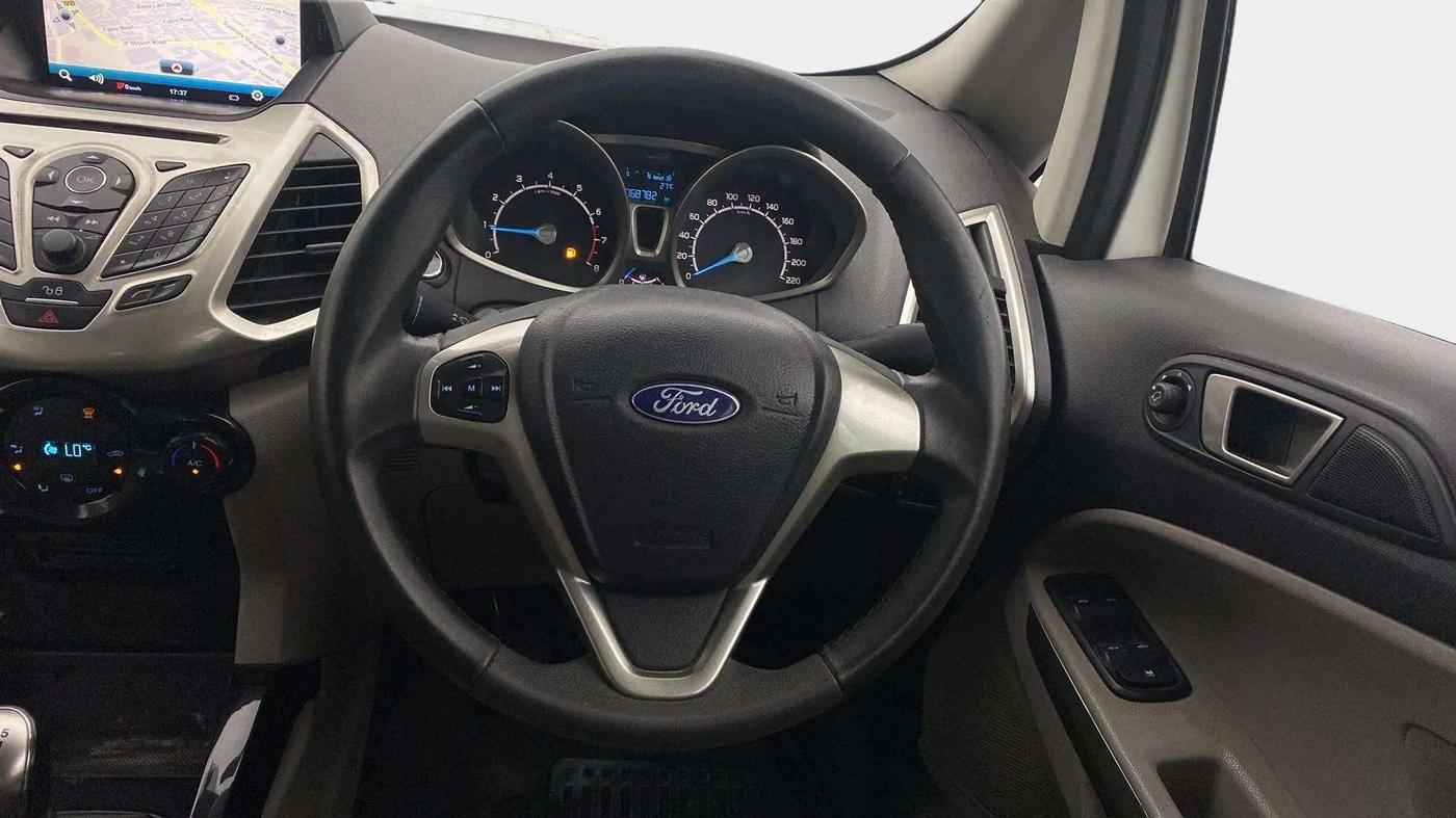 2017 Ford Ecosport TITANIUM 1.5L PETROL, Petrol, Manual, 68,843 km, Steering Wheel Close Up