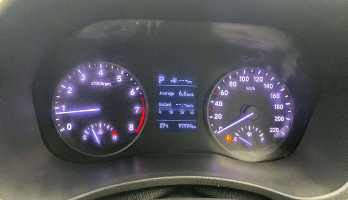 2017 Hyundai Verna 1.6 VTVT SX (O) AT, Petrol, Automatic, 98,172 km, Odometer Image