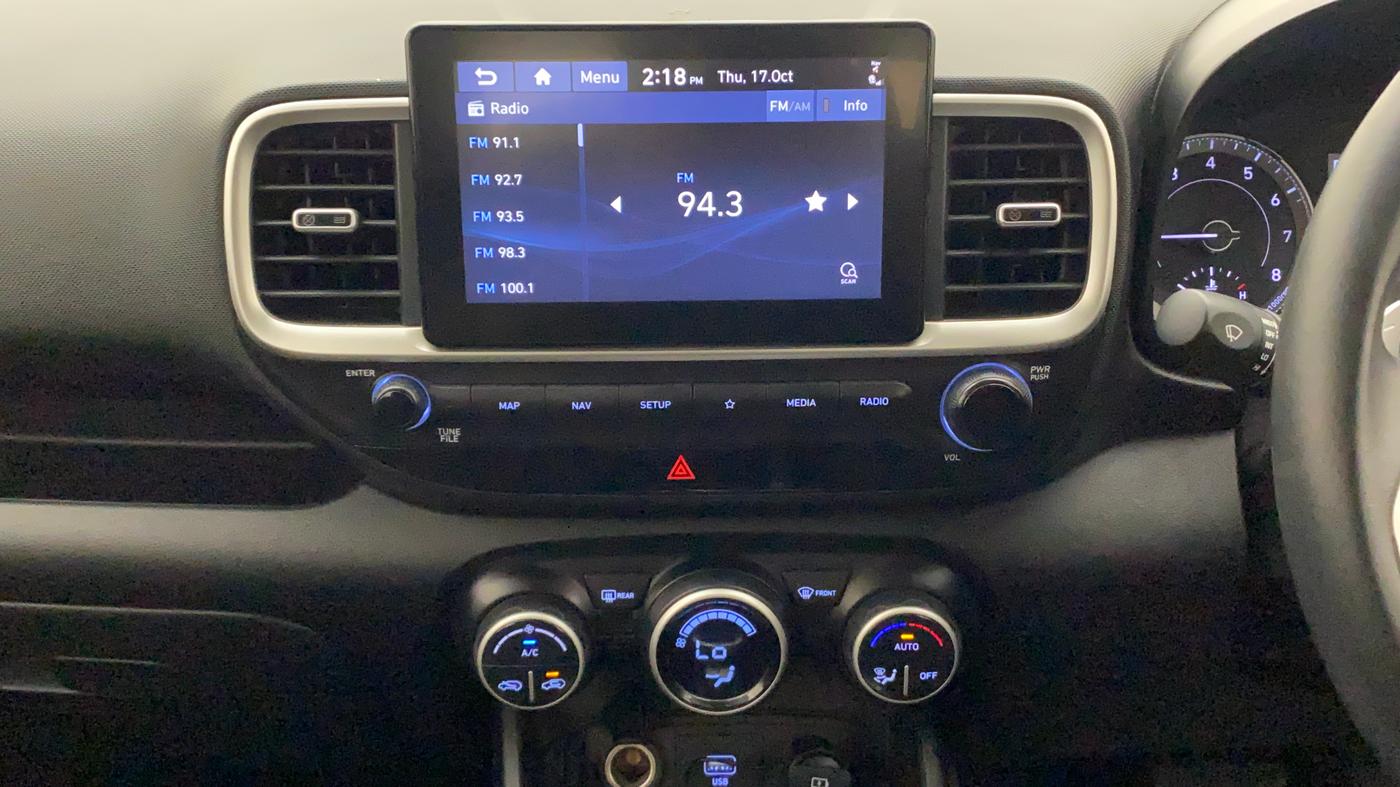 2021 Hyundai VENUE SX PLUS 1.0 TURBO DCT, Petrol, Automatic, 61,505 km, Air Conditioner
