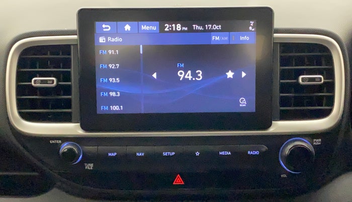 2021 Hyundai VENUE SX PLUS 1.0 TURBO DCT, Petrol, Automatic, 61,505 km, Infotainment System