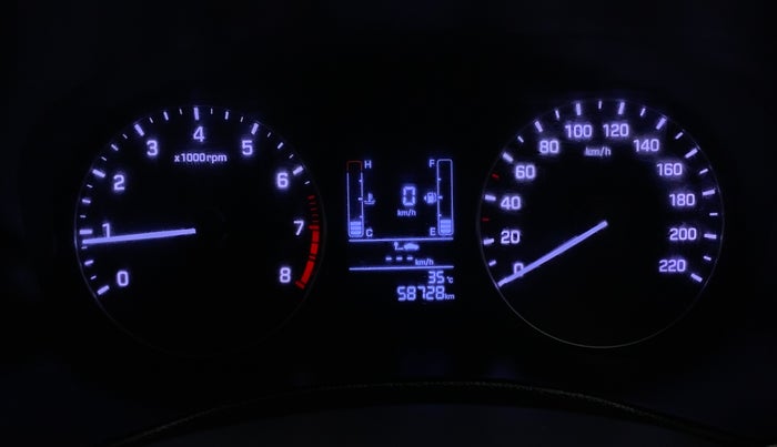 2019 Hyundai Creta SX 1.6 PETROL, Petrol, Manual, 58,812 km, Odometer Image