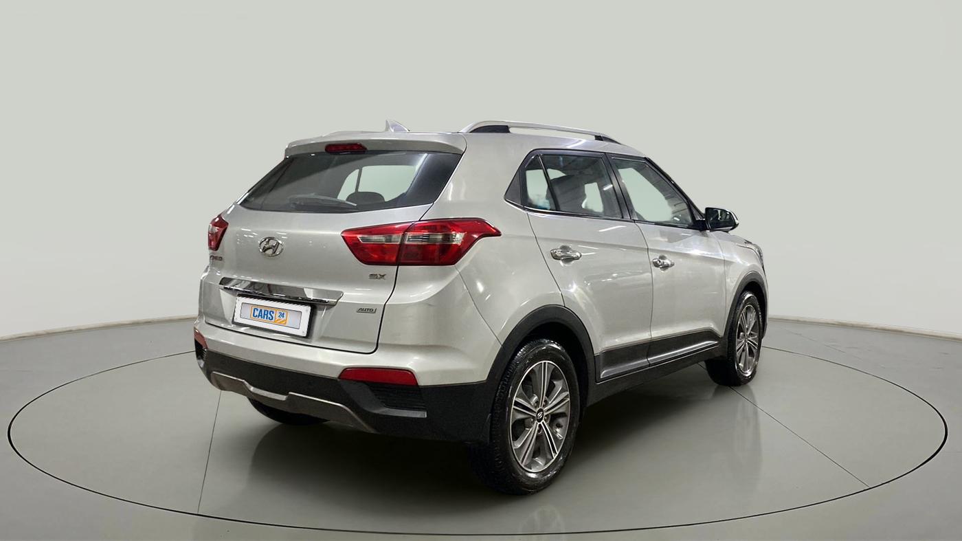2017 Hyundai Creta SX PLUS AT 1.6 DIESEL, Diesel, Automatic, 56,263 km, Right Back Diagonal