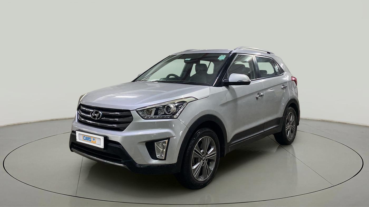 2017 Hyundai Creta SX PLUS AT 1.6 DIESEL, Diesel, Automatic, 56,263 km, Left Front Diagonal