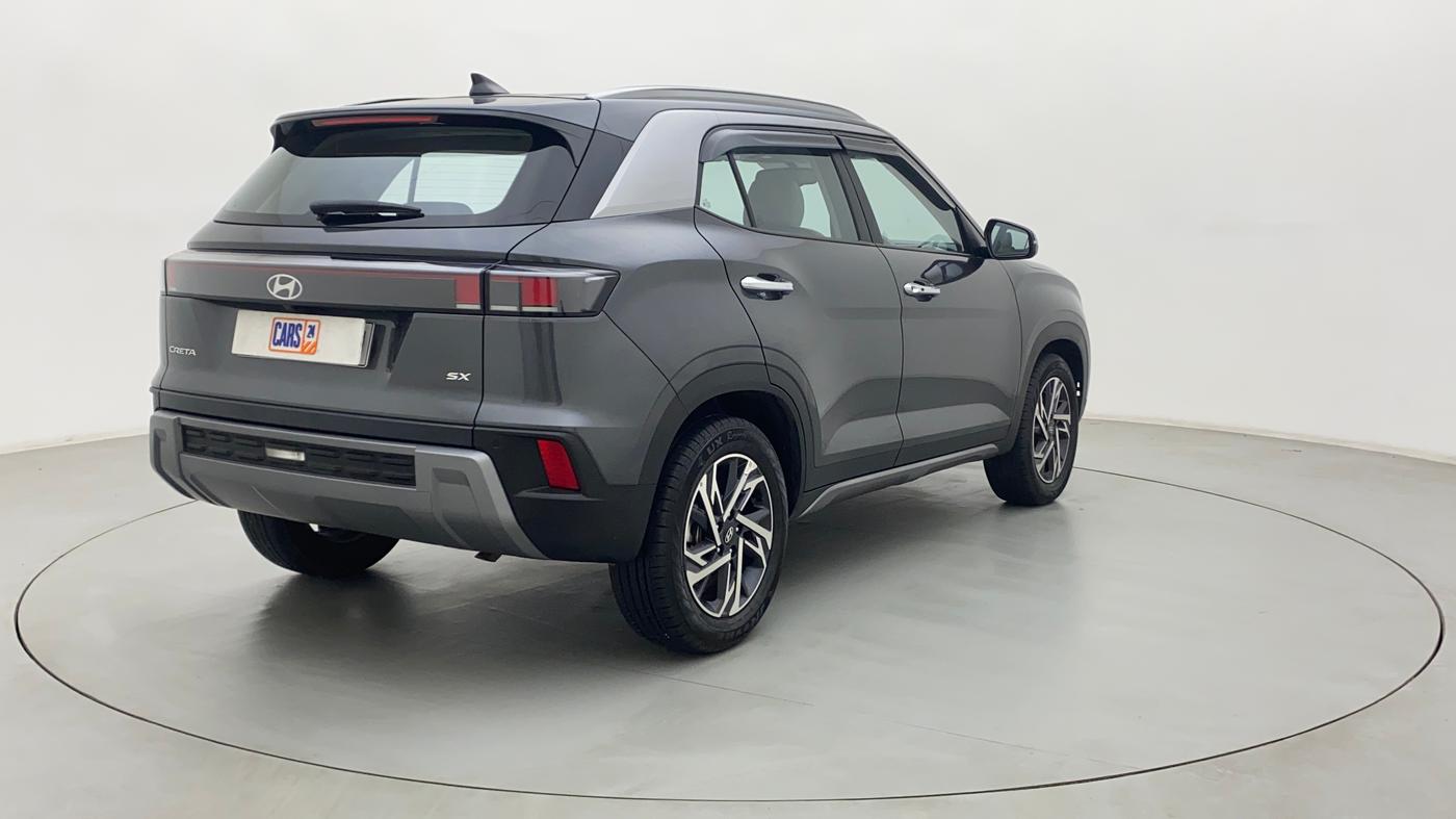 2024 Hyundai Creta SX 1.5 PETROL, Petrol, Manual, 7,284 km, Right Back Diagonal