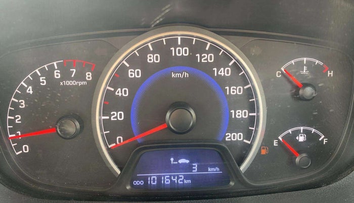 2017 Hyundai Grand i10 SPORTZ 1.2 KAPPA VTVT, CNG, Manual, 1,01,666 km, Odometer Image