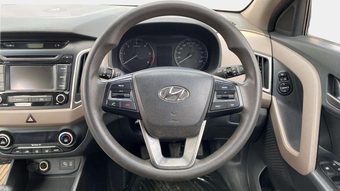 2015 Hyundai Creta SX 1.6 DIESEL, Diesel, Manual, 65,532 km, Steering Wheel Close Up