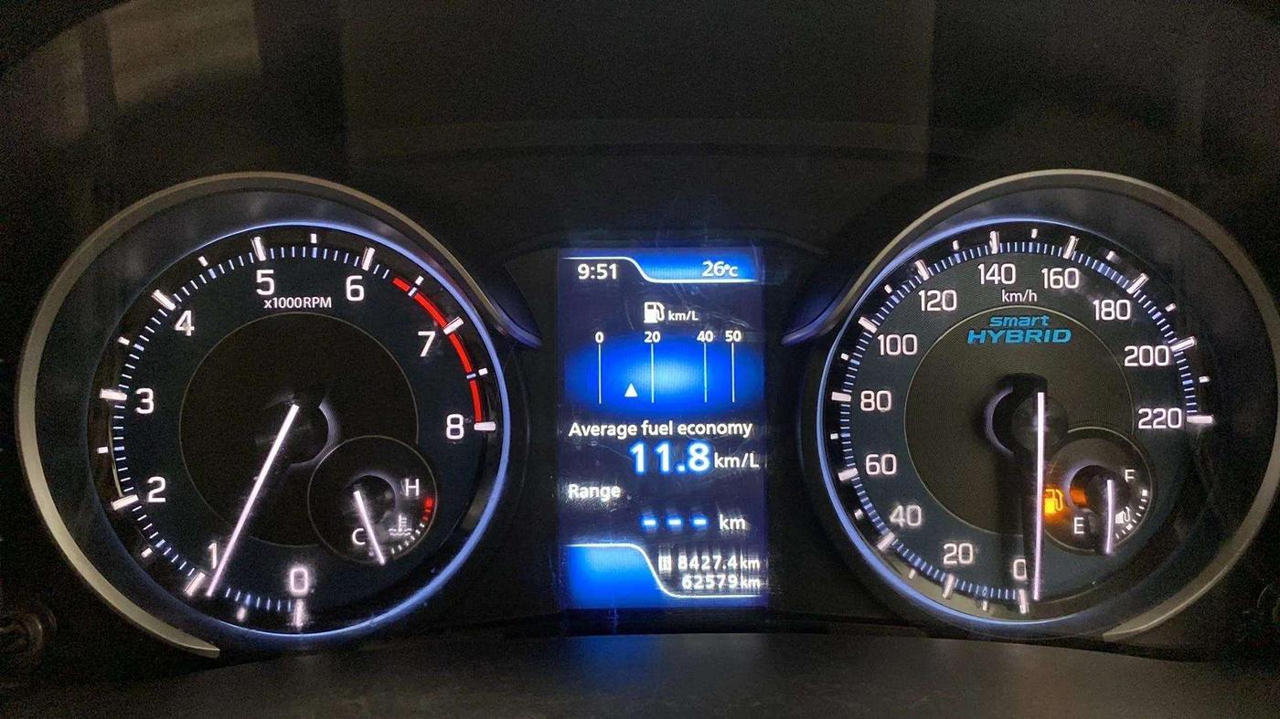 2019 Maruti Ertiga ZXI+ SHVS, Petrol, Manual, 62,630 km, Odometer Image