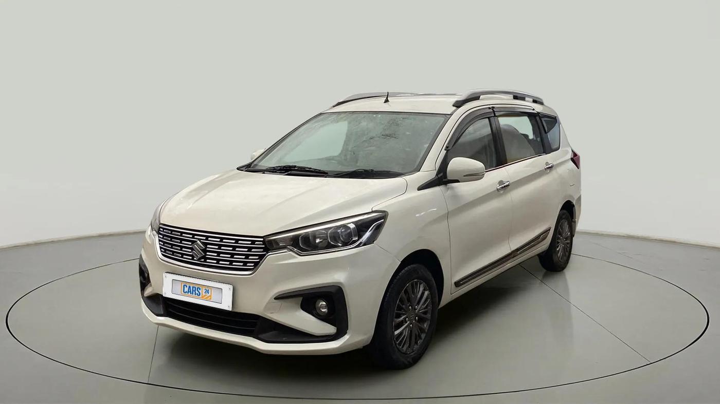 2019 Maruti Ertiga ZXI+ SHVS, Petrol, Manual, 62,630 km, Left Front Diagonal