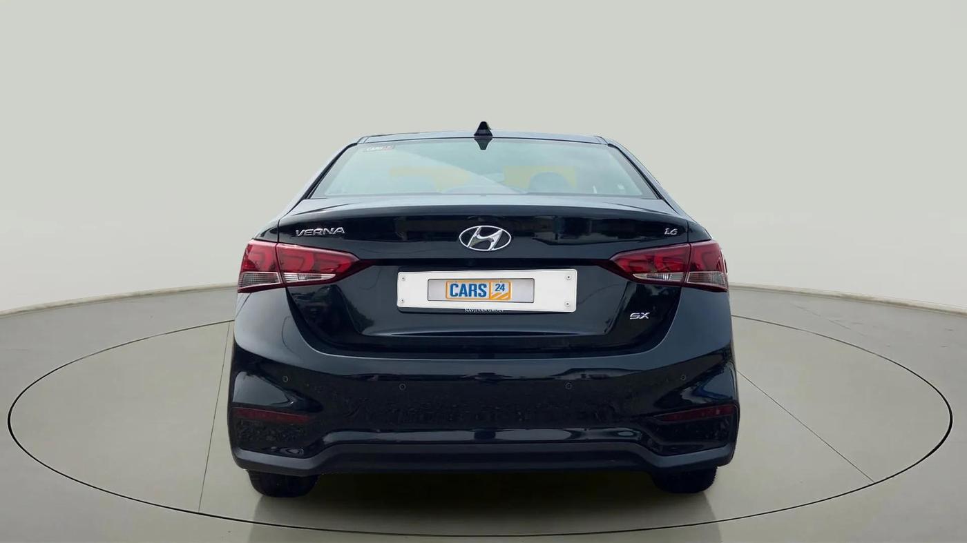 2019 Hyundai Verna 1.6 VTVT SX, Petrol, Manual, 65,141 km, Back/Rear