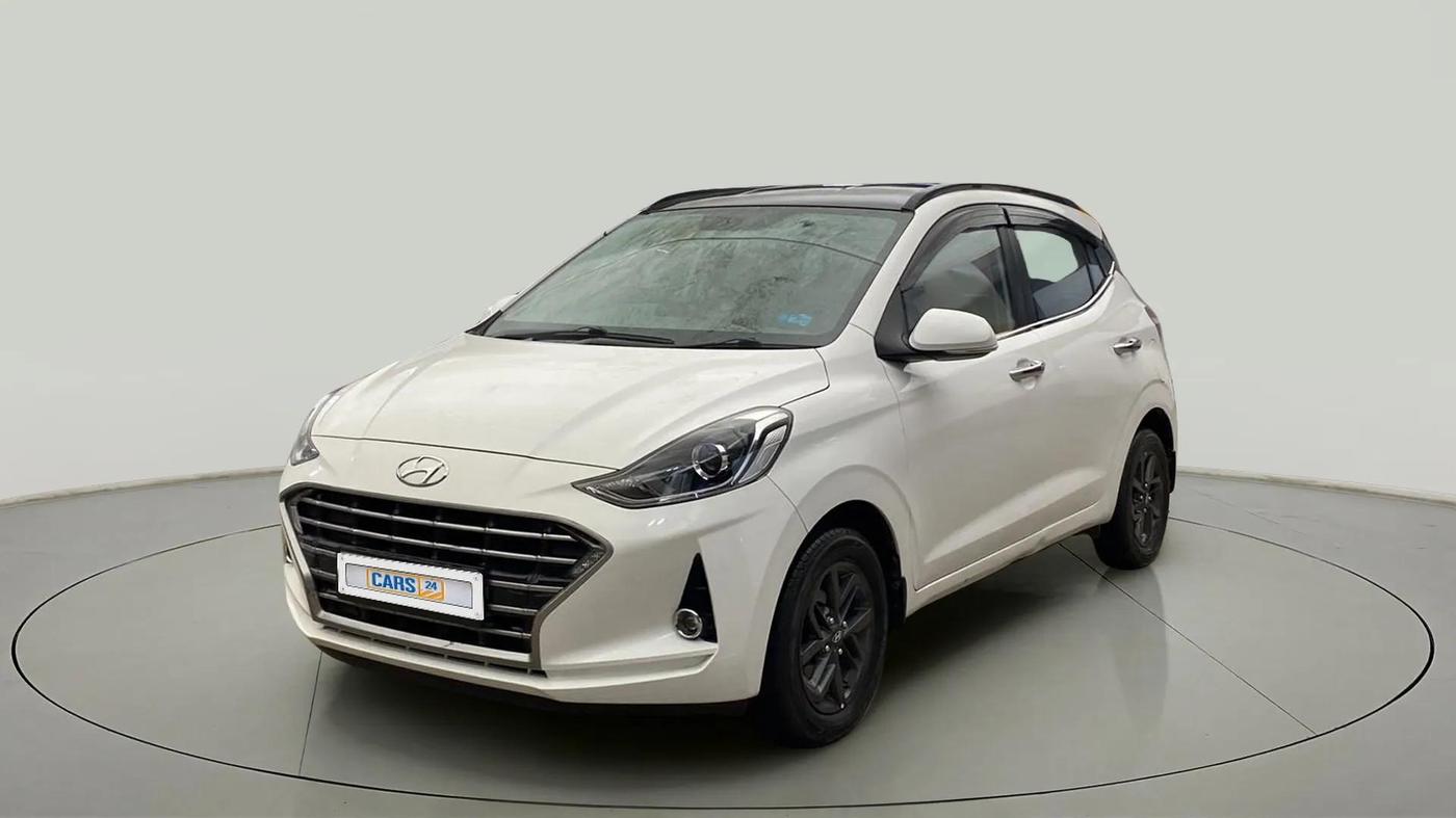 2019 Hyundai GRAND I10 NIOS SPORTZ AMT 1.2 KAPPA VTVT, Petrol, Automatic, 59,551 km, Left Front Diagonal
