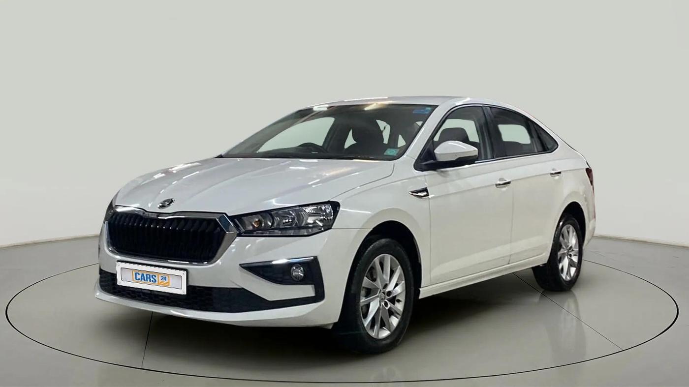 2022 Skoda SLAVIA AMBITION 1.0L TSI MT, Petrol, Manual, 30,261 km, Left Front Diagonal
