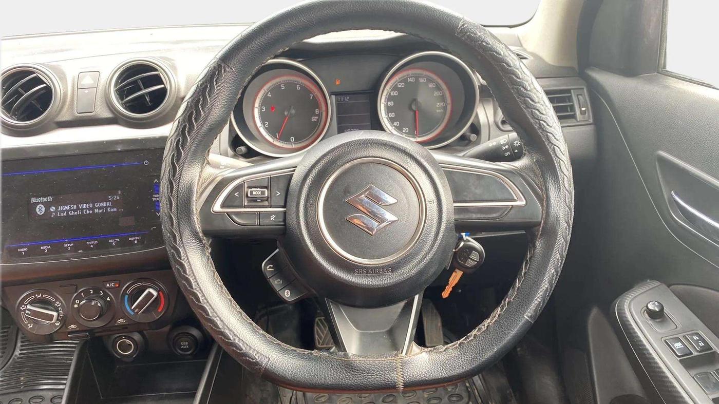 2021 Maruti Swift VXI, Petrol, Manual, 48,274 km, Steering Wheel Close Up