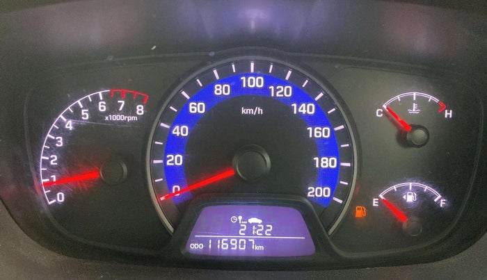 2015 Hyundai Xcent SX 1.2 (O), Petrol, Manual, 1,16,884 km, Odometer Image