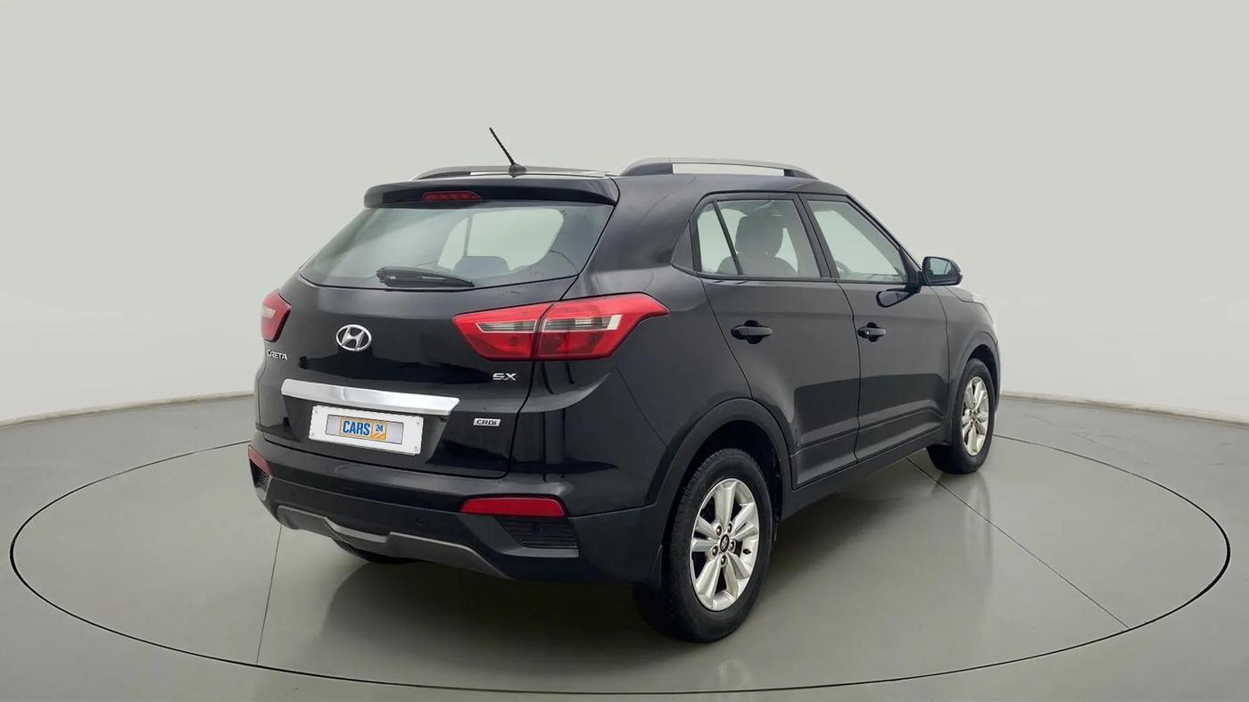 2015 Hyundai Creta SX 1.6 DIESEL, Diesel, Manual, 91,007 km, Right Back Diagonal