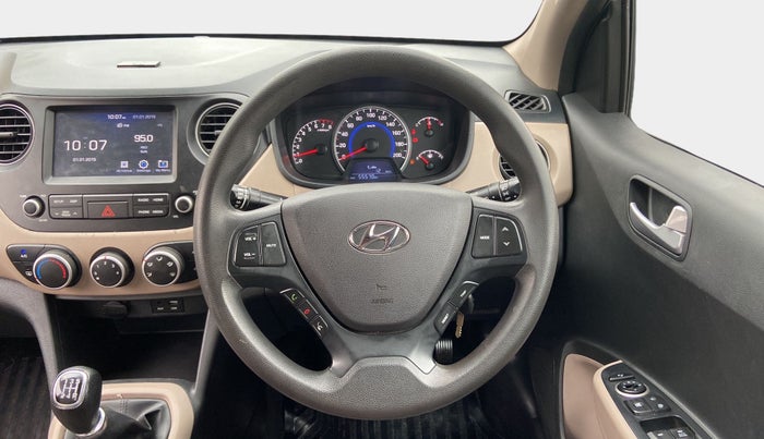 2018 Hyundai Grand i10 SPORTZ 1.2 KAPPA VTVT, CNG, Manual, 55,548 km, Steering Wheel Close Up
