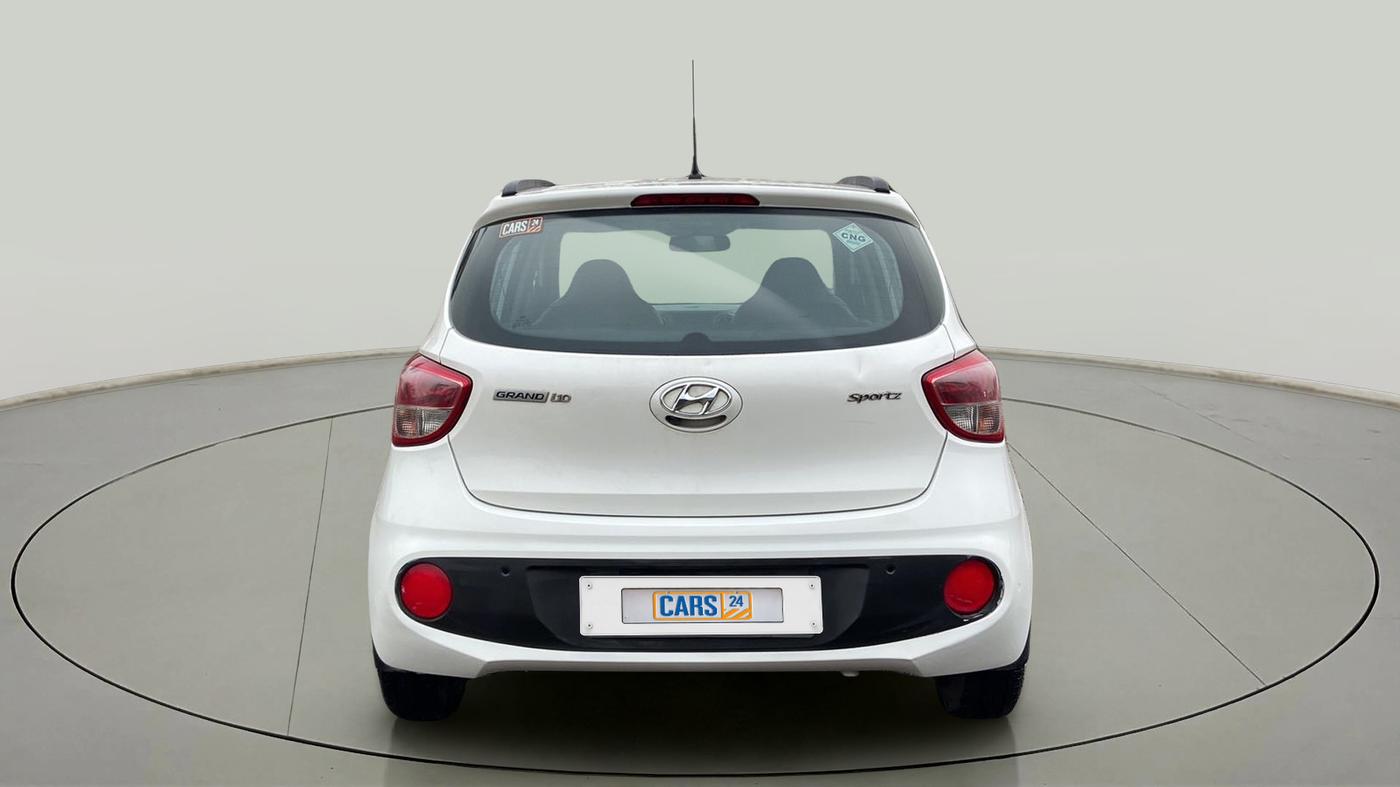 2018 Hyundai Grand i10 SPORTZ 1.2 KAPPA VTVT, CNG, Manual, 55,548 km, Back/Rear