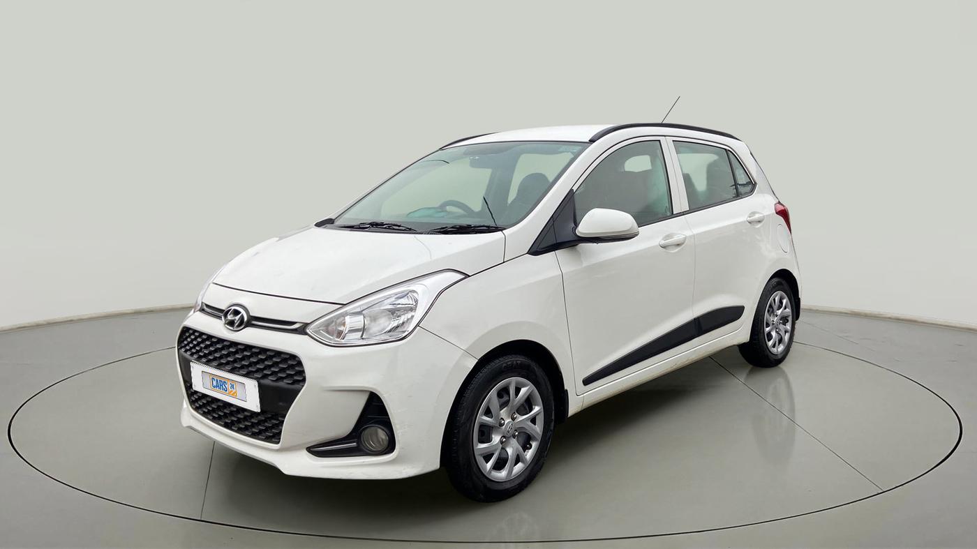 2018 Hyundai Grand i10 SPORTZ 1.2 KAPPA VTVT, CNG, Manual, 55,548 km, Left Front Diagonal