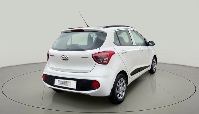 2018 Hyundai Grand i10 SPORTZ 1.2 KAPPA VTVT, CNG, Manual, 55,548 km, Right Back Diagonal