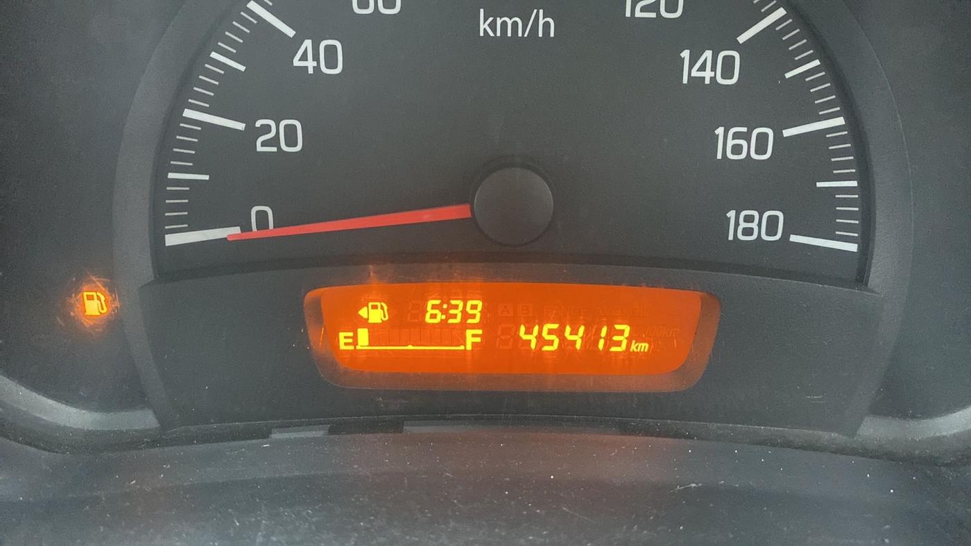 2015 Maruti Celerio VXI, CNG, Manual, 45,388 km, Odometer Image