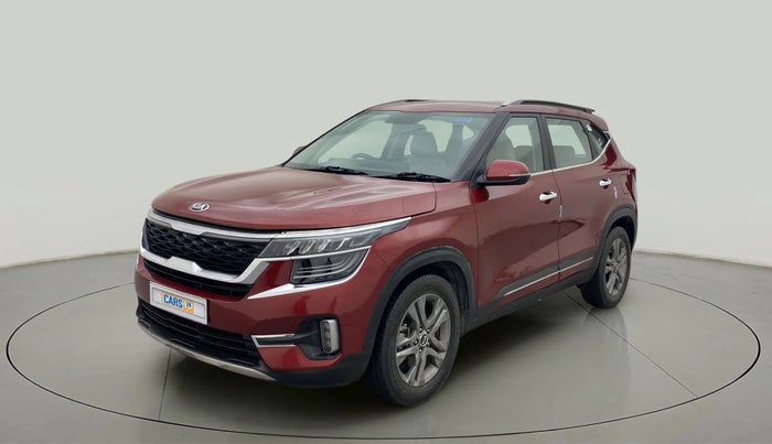2020 KIA SELTOS HTX IVT 1.5 PETROL, Petrol, Automatic, 76,247 km, Left Front Diagonal