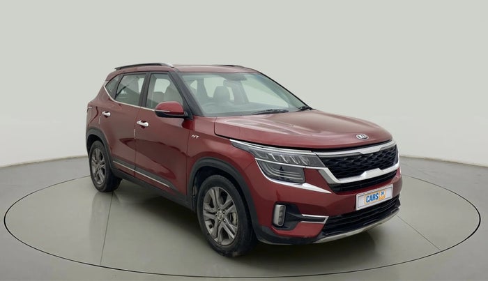 2020 KIA SELTOS HTX IVT 1.5 PETROL, Petrol, Automatic, 76,247 km, Right Front Diagonal