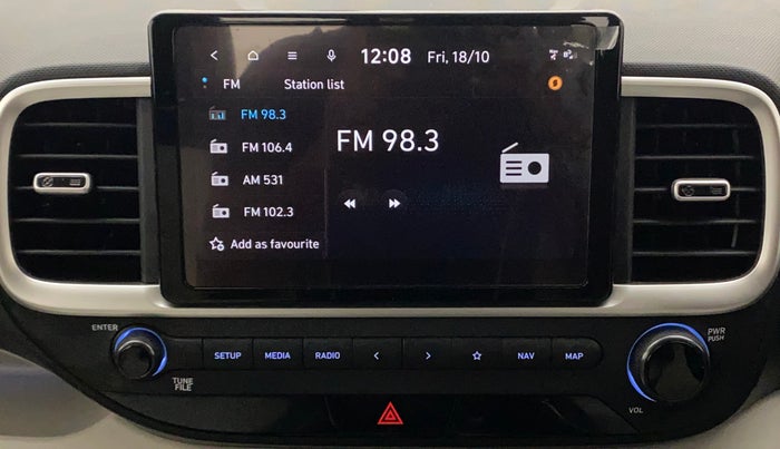 2023 Hyundai VENUE SX 1.0 (O) TURBO IMT, Petrol, Manual, 11,591 km, Infotainment System