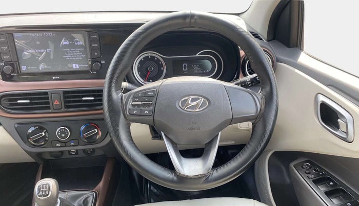 2020 Hyundai AURA SX 1.2, Petrol, Manual, 29,110 km, Steering Wheel Close Up