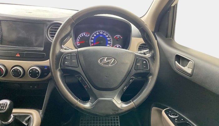 2015 Hyundai Grand i10 ASTA 1.2 KAPPA VTVT, CNG, Manual, 91,817 km, Steering Wheel Close Up