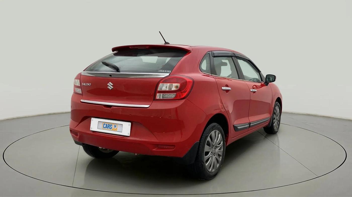 2018 Maruti Baleno ALPHA PETROL 1.2, Petrol, Manual, 43,883 km, Right Back Diagonal