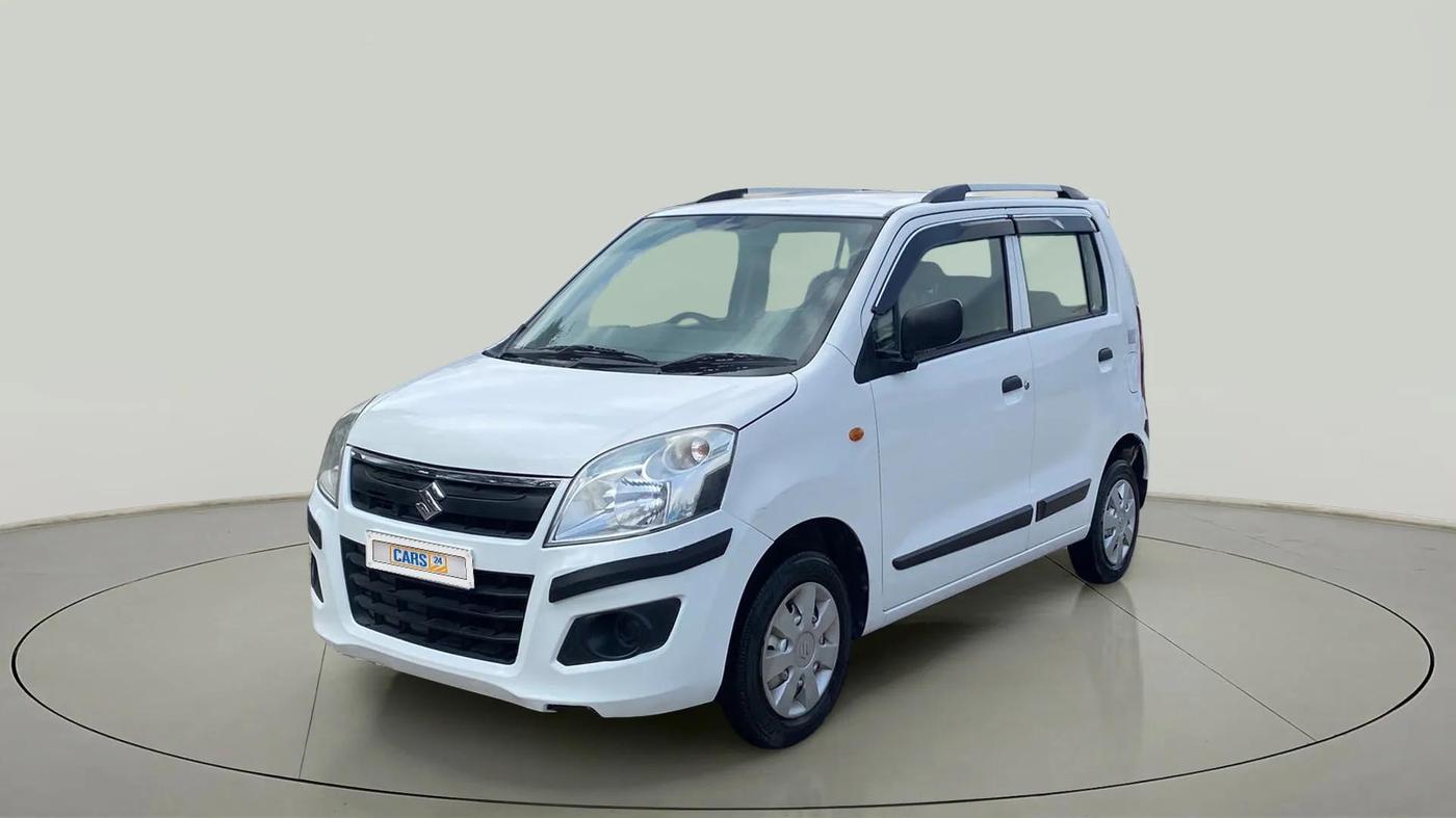 2014 Maruti Wagon R 1.0 LXI CNG, CNG, Manual, 1,22,183 km, Left Front Diagonal