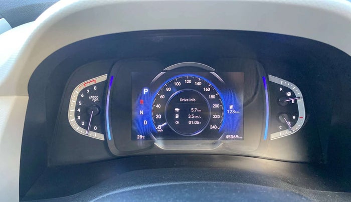2021 Hyundai Creta SX (O) IVT 1.5 PETROL, Petrol, Automatic, 45,361 km, Odometer Image