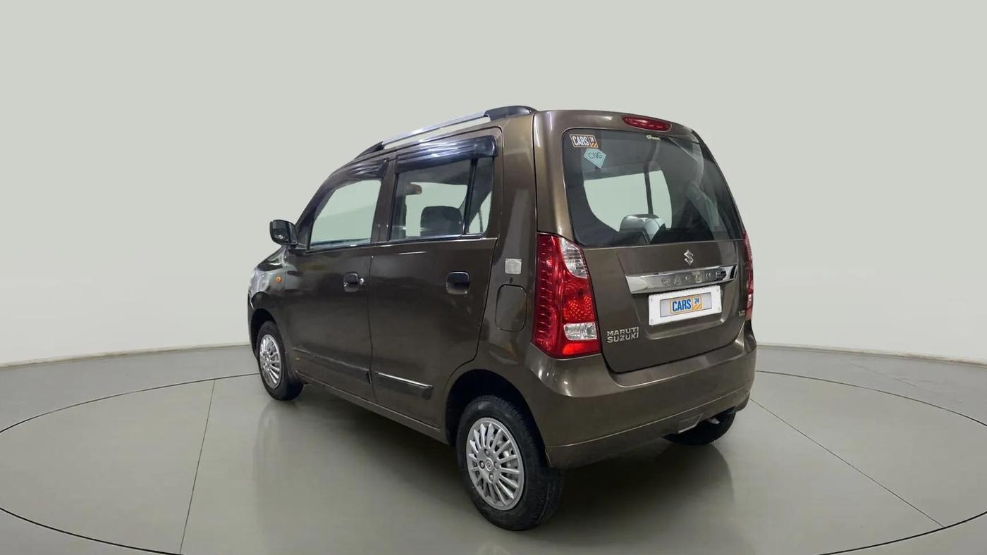 2013 Maruti Wagon R 1.0 LXI CNG, CNG, Manual, 28,927 km, Left Back Diagonal