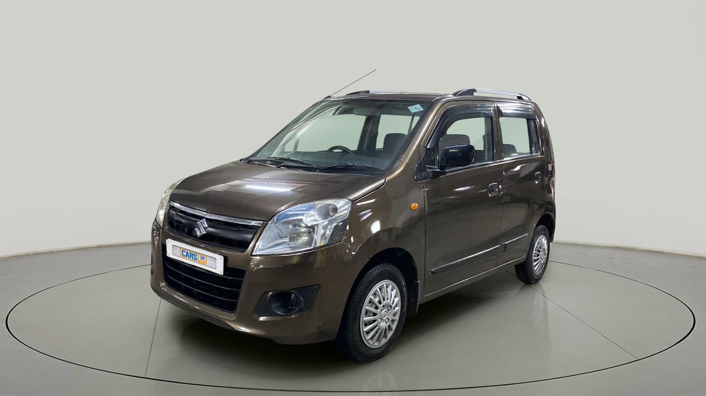 2013 Maruti Wagon R 1.0 LXI CNG, CNG, Manual, 28,927 km, Left Front Diagonal
