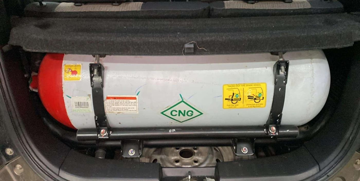 2013 Maruti Wagon R 1.0 LXI CNG, CNG, Manual, 28,927 km, Boot Inside