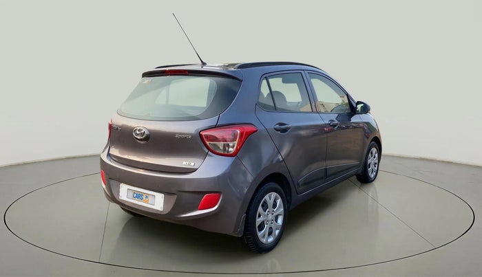 2016 Hyundai Grand i10 SPORTZ 1.2 KAPPA VTVT, Petrol, Manual, 35,273 km, Right Back Diagonal