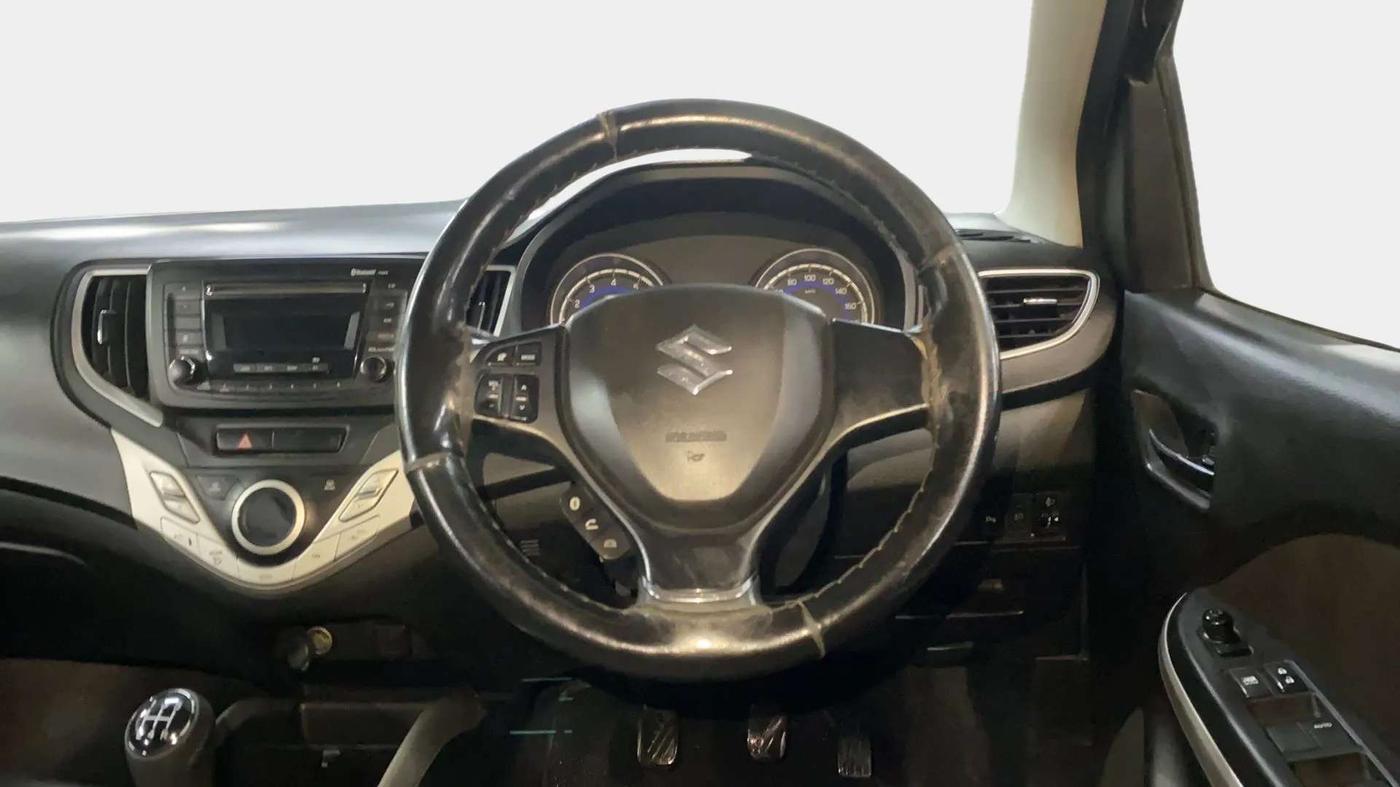 2016 Maruti Baleno DELTA PETROL 1.2, Petrol, Manual, 59,228 km, Steering Wheel Close Up