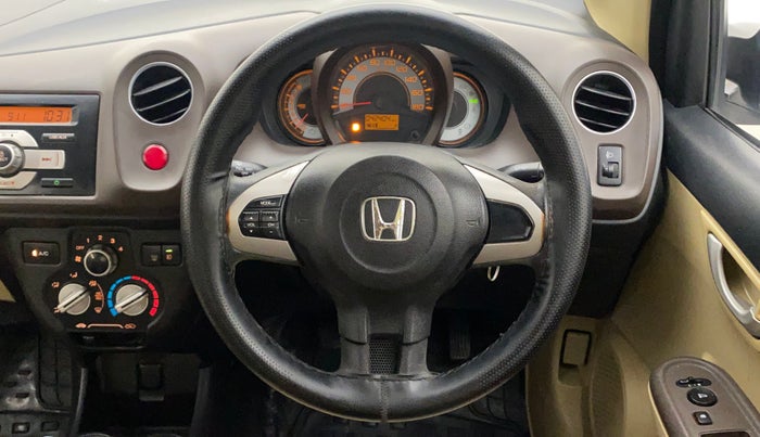 2013 Honda Brio S MT, Petrol, Manual, 42,403 km, Steering Wheel Close Up